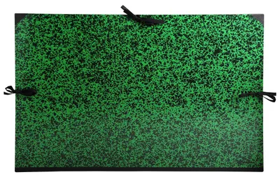 Produktbild von Exacompta 2x Zeichenmappe Stoffband für Großformate 80x120cm Grün 533600E