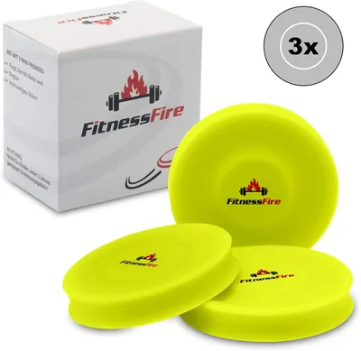 Produktbild von Set von 3 Mini Frisbees, fliegt bis zu 60 Meter, für draußen, Kinder und Garten Spiele