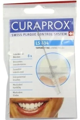Image de Curaprox LS 634 ( 1,5mm - 6,5mm) Brosses interdentaires 8 pièces