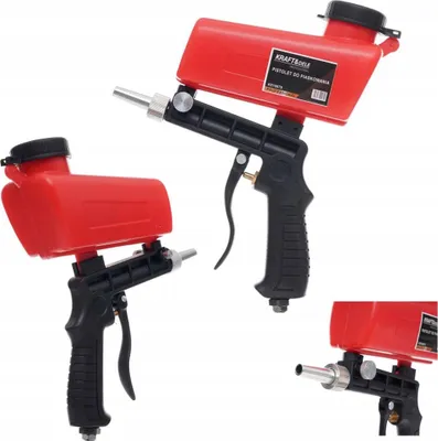 Zdjęcie produktu dla Pistolet do piaskowania KRaft&Dele 600ml / 1/4"