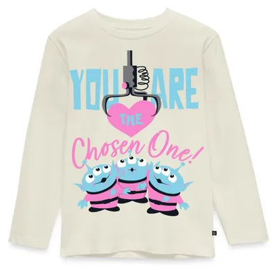 Produktbild von Spreadshirt Toy Story Aliens You Are The Chosen One Kinder Premium Langarmshirt, 122/128 (6 Jahre), Naturweiß