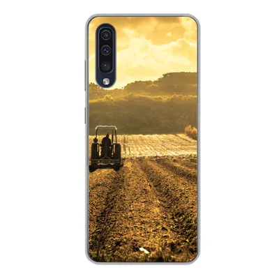 Produktbild von MuchoWow® Handyhülle Schutzhülle Hülle für Samsung Galaxy A50 Traktor - Bauernhof - Berg Silikon Softcase Handy Hülle - Mobiltelefonhülle