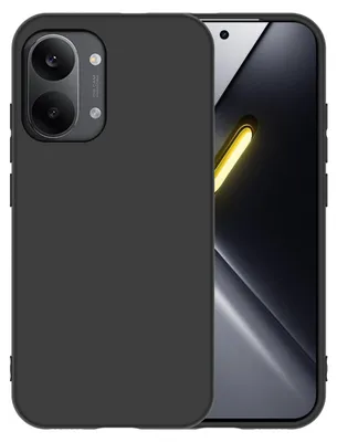 Image de Cazy Coque compatible avec Xiaomi Poco X8 Pro Max Coque en Silicone – Coque Flexible – Noir