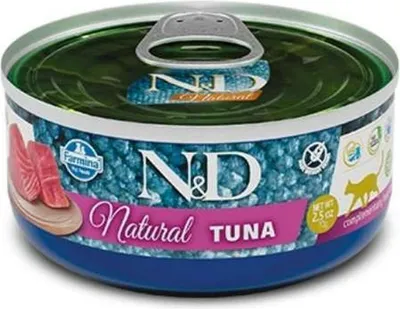 Productafbeelding van Konzerva N&D Kattenvoer, natuurlijke tonijn, 70g