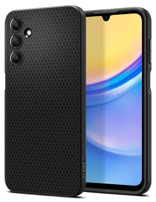 Produktbild von Spigen Liquid Air, Cover, Samsung, Galaxy A15 4G (2024), Galaxy A15 5G (2024), 16,5 cm (6.5"), Schwarz