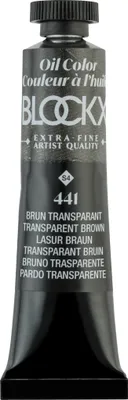 Produktbild von Blockx 3x Ölfarbe, Braun Transparent, Tube 20ml - Braun transparent| 212441BXC