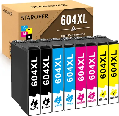 Produktbild von 604XL Multipack für Epson 604 Druckerpatronen WF-2910 WF-2930 WF-2935 WF-2950 XP-4205 XP-2200 XP-2205 XP-3200 XP-3205 XP-4200 (8er-pack)