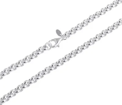 Produktbild von SILBERKETTEN STORE Runde Erbskette 5,4mm - 925 Silber, Länge wählbar von 38-100cm - 38cm