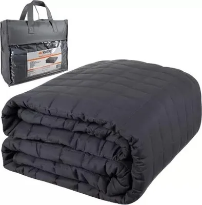 Obrázek produktu pro Zátěžová přikrývka antistresová 8 kg, 150 x 200 cm šedá Ruhhy 19532