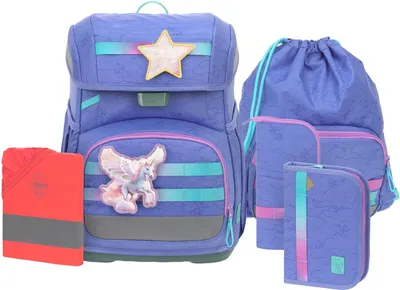 Produktbild von Lässig Schulranzen-Set Light, Unique Cloud lilac