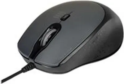 Zdjęcie produktu dla Mysz przewodowa PORT DESIGNS Silencieuse, Optyczna, USB i USB-C, 6.5 x 9.9 x 3.7 cm, Czarna