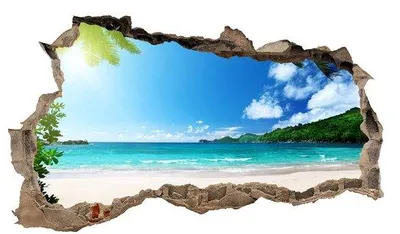 Obrázok produktu pre 3D nálepka na stenu s motívom mestského panorámatu a dobrodružstva, samolepiaca, 60 x 100 cm