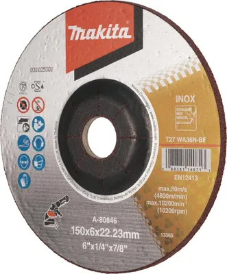 Produktbild von Makita Schruppscheibe 1 Stk. - 150 mm - 22,23 mm - 6,0 mm