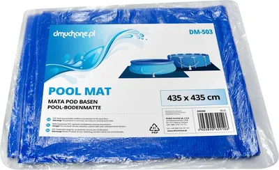 Obrázek produktu pro Dmuchane Univerzální podložka pod zahradní bazén 435 x 435 cm DM-503
