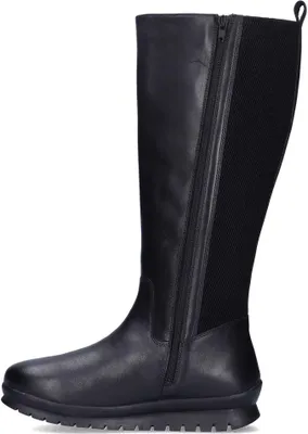 Produktbild von JJ Footwear Alfreton Stiefel in Übergrößen Schwarz 1703003-128Zwart in Weite XXL