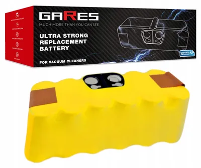 Obrázek produktu pro GARES Akumulátor Baterie pro iRobot Roomba 620 |  3,5Ah | Zesílená série Vysoký výkon | Gares