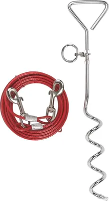 Immagine prodotto di Guinzaglio di resistenza Kerbl, per cani fino a 30 kg, 6 m, plastica, multicolore