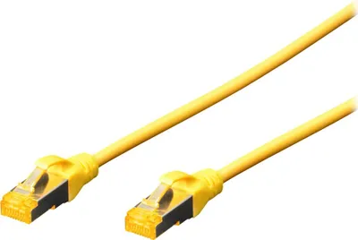Produktbild von DIGITUS CAT 6A S/FTP Patchkabel, 1m, gelb