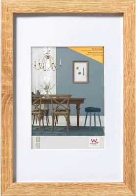 Produktbild von Walther, EFX070E, Fiorito Holzrahmen Kunstglas, 50x70 cm, eiche hell