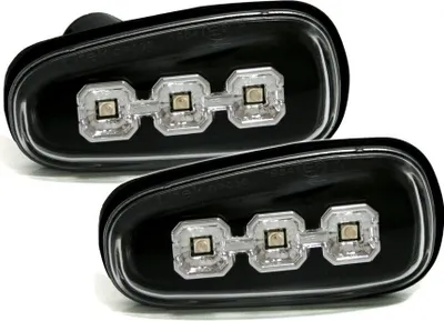 Immagine prodotto di 2x set di indicatori di direzione laterali a LED neri per Opel Astra G / Zafira A