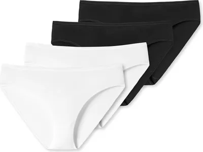 Produktbild von Schiesser Damen Tai-Slip 4-Pack Serie "95/5" - mehrfarbig - Größe 46