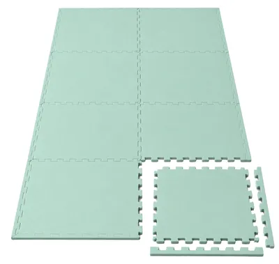 Image de 8 pièces Tapis de jeu Enfants Puzzle 50x50 Tapis d'éveil Tapis de sol Chambre d'enfant
