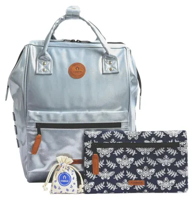 Immagine prodotto di CABAIA zaino per il tempo libero zaino con scomparto per laptop Adventurer Iridescent Backpack 18L Fiji argentato