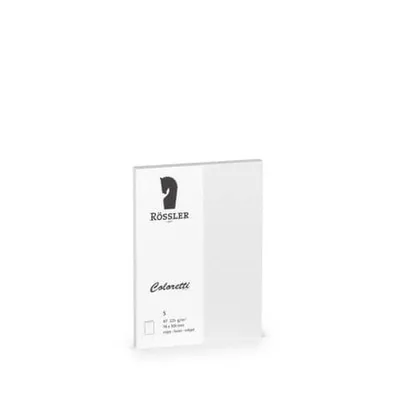 Produktbild von Coloretti Karten 5 Stück A7Hd weiß