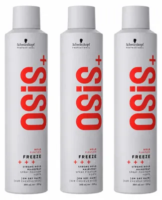 Produktbild von 3x Schwarzkopf Professional OSiS Freeze 300 ml, KI-generiertes Bild