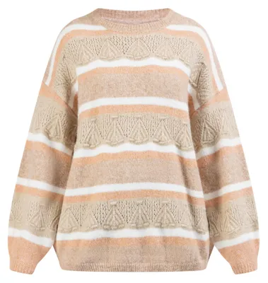 Immagine prodotto di Maglione da donna GELYA - beige multicolore, taglia M/L