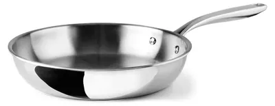 Bratpfanne 22 cm, dreilagig, Edelstahl 18/10, induktionsgeeignet