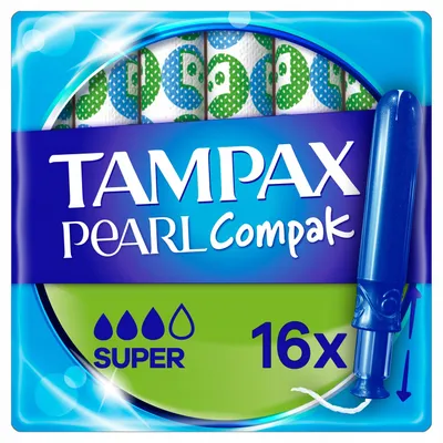 Produktbild von Tampax Compak Super Tampons mit Applikator