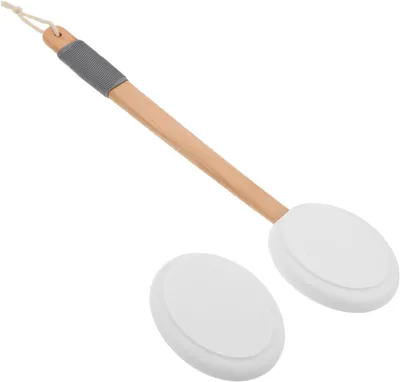 Productafbeelding van Lichaamslotionapplicator met lange handgreep, EVA-lichaamsborstel voor zelfbruiners en hydraterende crèmes, zachte borstel voor exfoliatie, voor rug, gezicht en benen