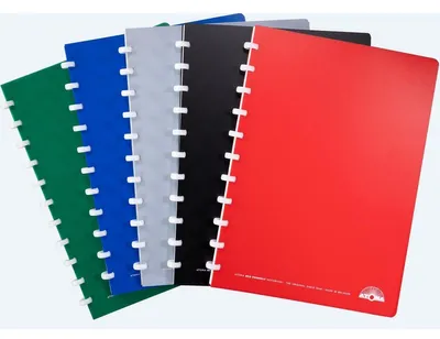 Produktbild von Atoma – Öko-Notizbuch, ft A4, 144 Seiten, kariert 5 mm, verschiedene Farben