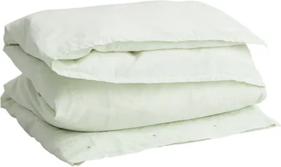 Produktbild von GANT Baumwolle LINEN Bettdeckenbezug einzeln 155x220cm Farbe SPRAY GREEN