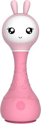 Produktbild von ALILO Smart Bunny Babyrassel vielen Funktionen Rosa (ENG+POL)