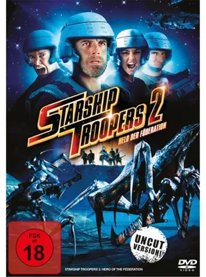 Produktbild von PLAION Starship Troopers 2: Held der Föderation, Film, DVD, Deutsch, Englisch, Französisch, 92 min, Starship Troopers 2: Hero Of The Federation, Science fiction