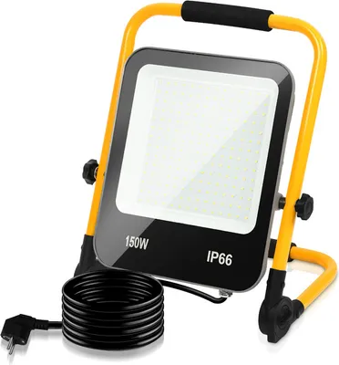 Obrázok produktu pre TolleTour 150W studená biela LED stavebný reflektor 6000K pracovné svetlo LED reflektor pracovné svetlo