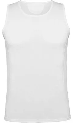 Produktbild von Roly PD0350 | Herren Shirt André Tank Top - Farbe: White 01 - Größe: S