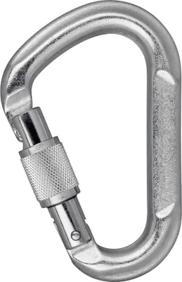HMS-Karabiner aus Stahl von Aliens; geeignet für Klettern; mit Schraubverschluss.