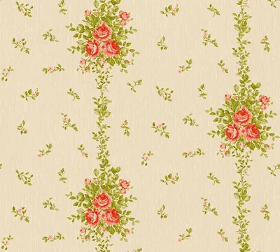 Produktbild von A.S. Création Vliestapete Château 5 Tapete beige grün rot 10,05 m x 0,53 m 345001 34500-1
