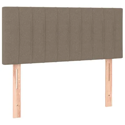 Zdjęcie produktu dla vidaXL Zagłówek taupe 100x5x78/88 cm tkanina