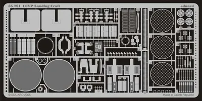 Produktbild von Eduard Accessories LCVP Landing Craft für Italeri Bausatz 3935791