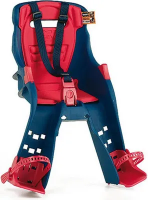 Immagine prodotto di Okbaby Orion Seggiolino Bici Anteriore Rosso Blu