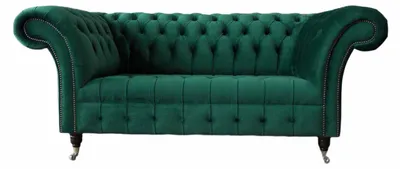Obrázek produktu pro Dvoumístná pohovka Chesterfield Dvoumístné designové pohovky čalounění moderní sedací látka