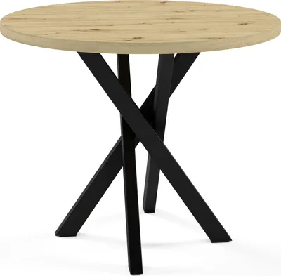 Produktbild von Masseno ESSTISCH CARLO 100 cm x 100 cm x 77 cm Esszimmertisch, Küchentisch, Rundtisch, Modern Design