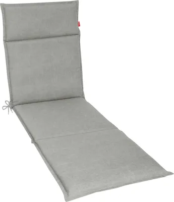 Produktbild von Herlag Liegenauflage Bea für Gartenliege 190x60x4,5cm Silbergrau Wasserabweisend Fleckschutz