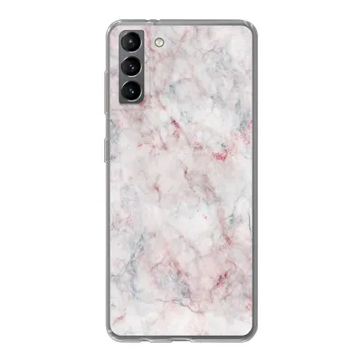 Produktbild von MuchoWow® Handyhülle Schutzhülle Hülle für Samsung Galaxy S21 Plus Marmor - Rot - Naturstein Silikon Softcase Handy Hülle - Handy-Tasche