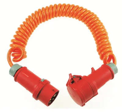 Zdjęcie produktu dla as-Schwabe 70419 Kabel zasilający pomarańczowy 5 m CEE16/5 (70419)