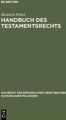 Produktbild von Handbuch des Testamentsrechts